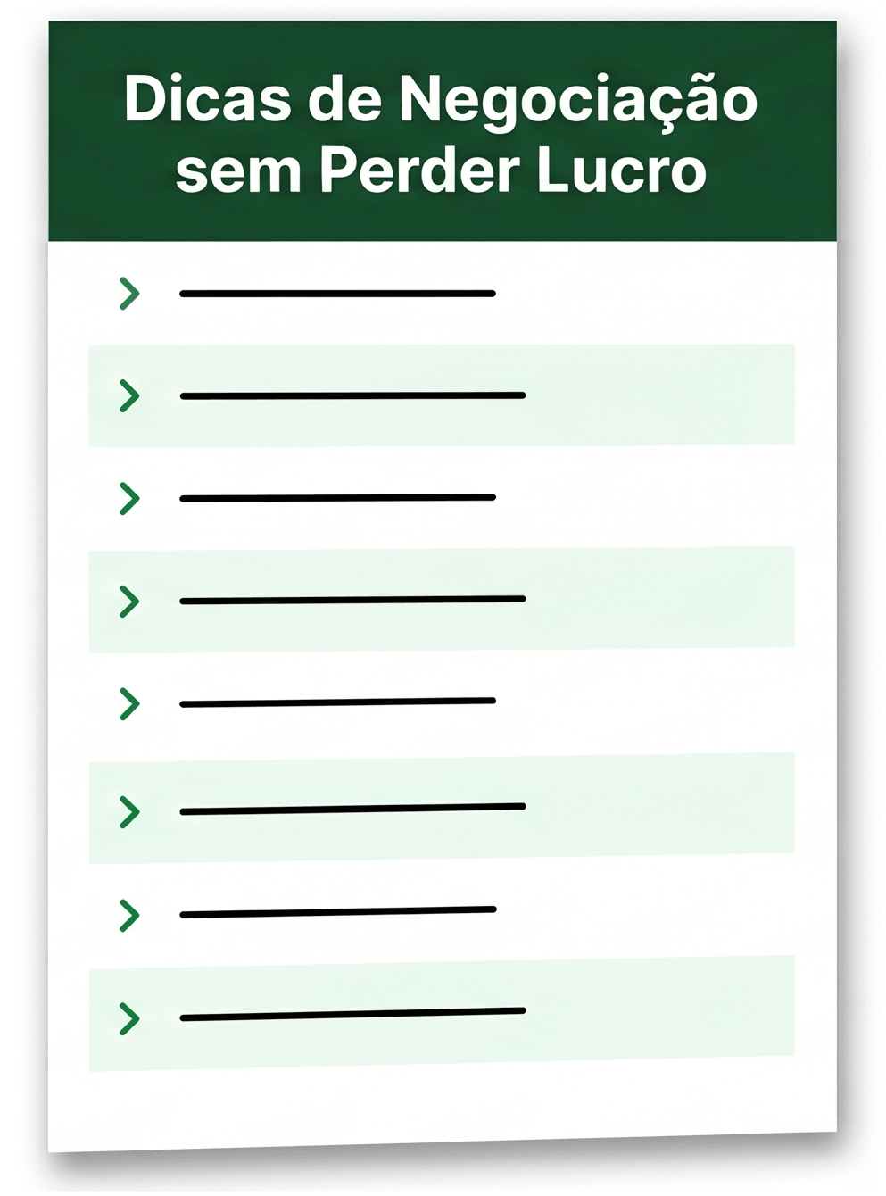 Dicas de Negociação sem Perder Lucro